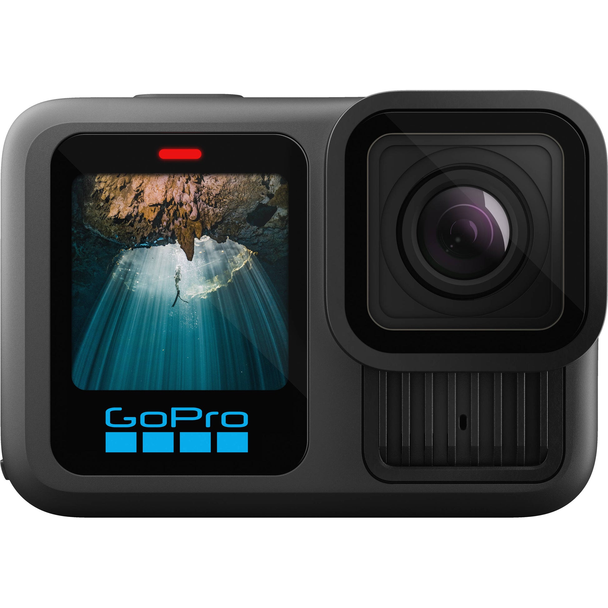 GoPro HERO13 Black Accessory Bundle – complete kit including HERO13 Black action camera with essential mounts, battery, and carry case for versatile shooting.