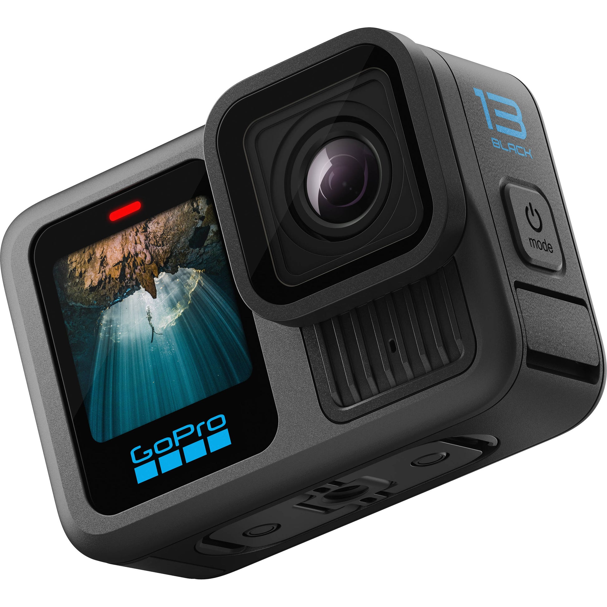 GoPro HERO13 Black Accessory Bundle – complete kit including HERO13 Black action camera with essential mounts, battery, and carry case for versatile shooting.