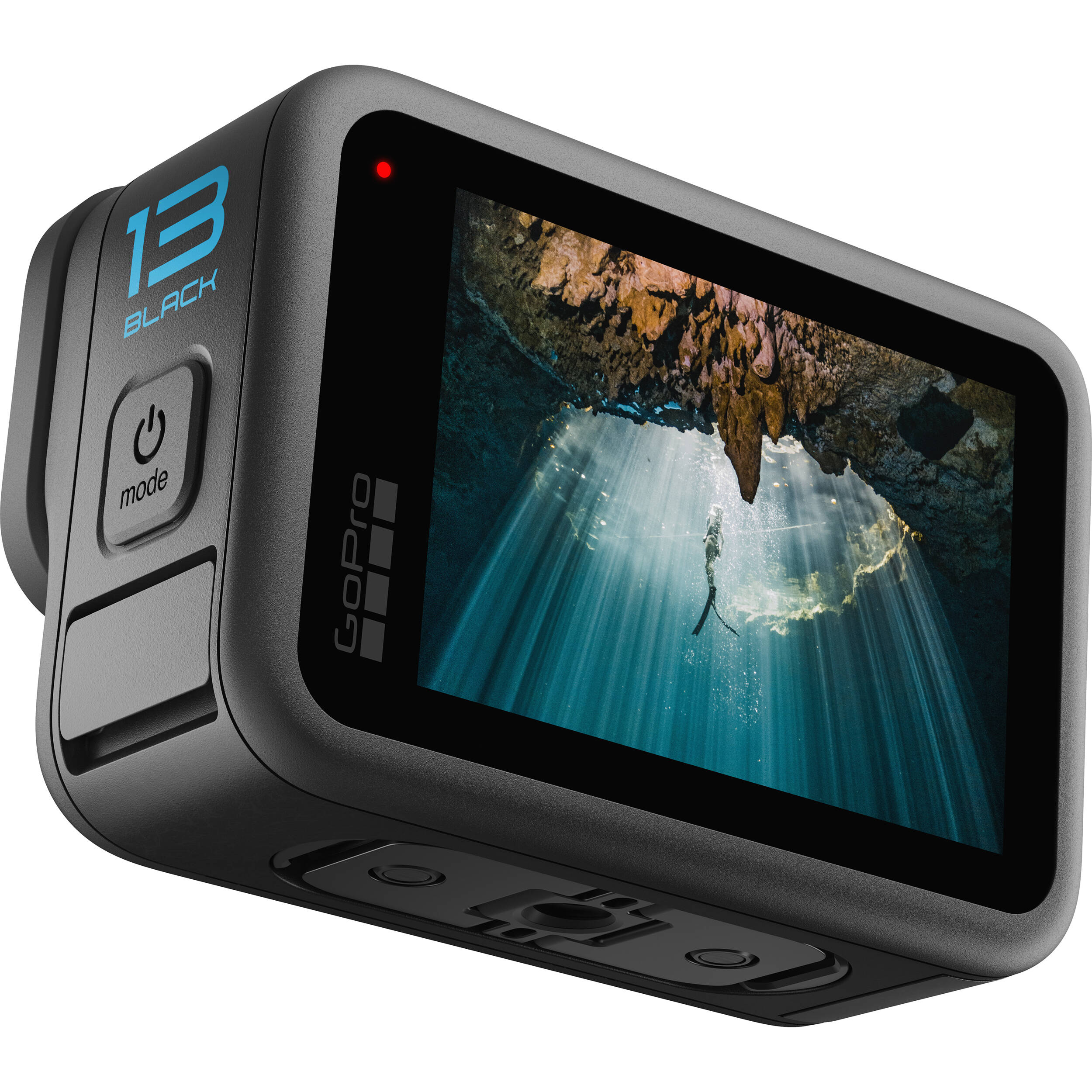 GoPro HERO13 Black Accessory Bundle – complete kit including HERO13 Black action camera with essential mounts, battery, and carry case for versatile shooting.