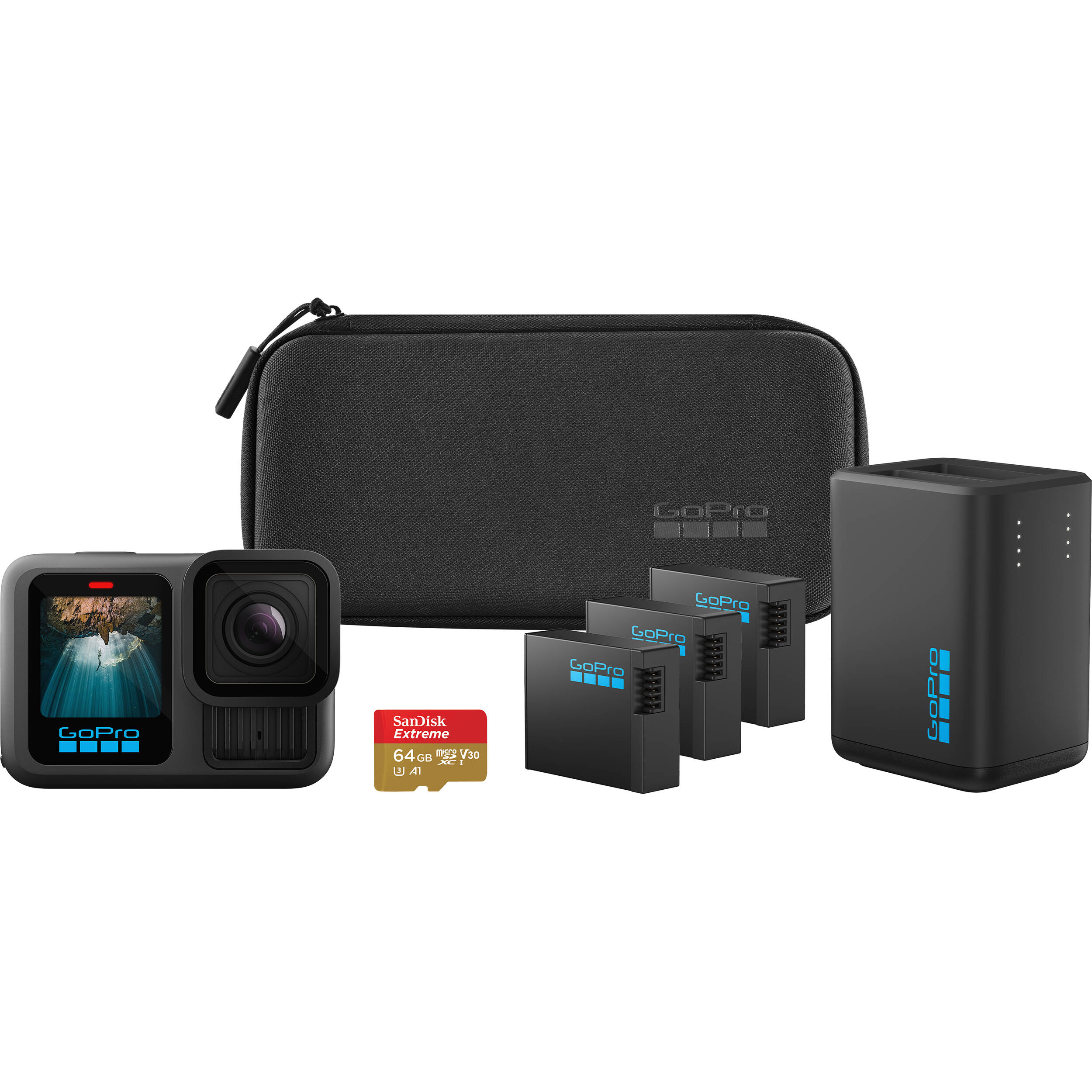 GoPro HERO13 Black Extended Power Bundle | Action Camera