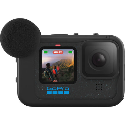 GoPro HERO10/11/12/13 Black Media Mod with an external microphone, HDMI-out port for easy playback on your TV and two cold shoes for mounting accessories.