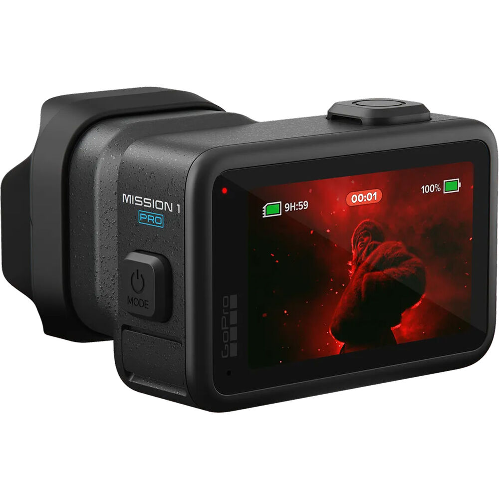 Mission 1 Series professional 8K camera with GP3 processor and 50MP 1-inch sensor.