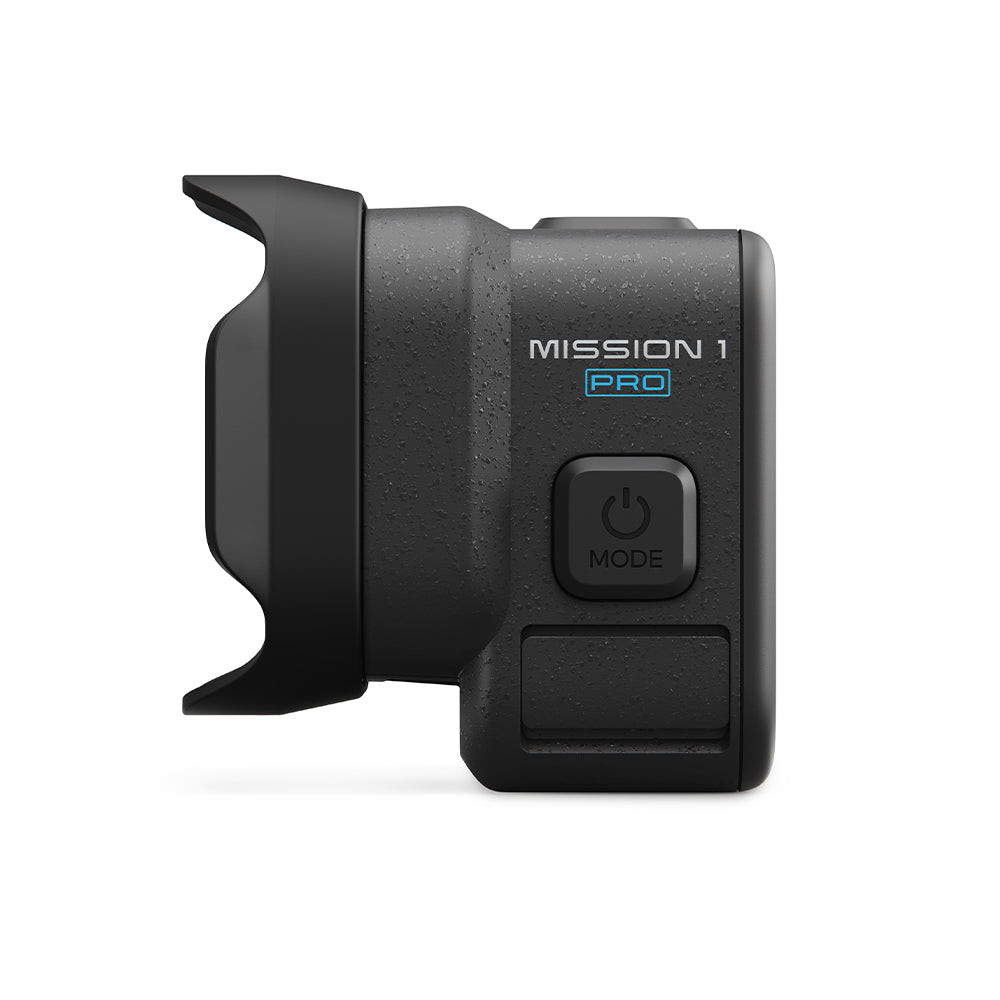 Mission 1 Series professional 8K camera with GP3 processor and 50MP 1-inch sensor.