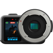 GoPro Mission 1 Series camera featuring a large 1-inch sensor lens and a 14% larger OLED rear display.