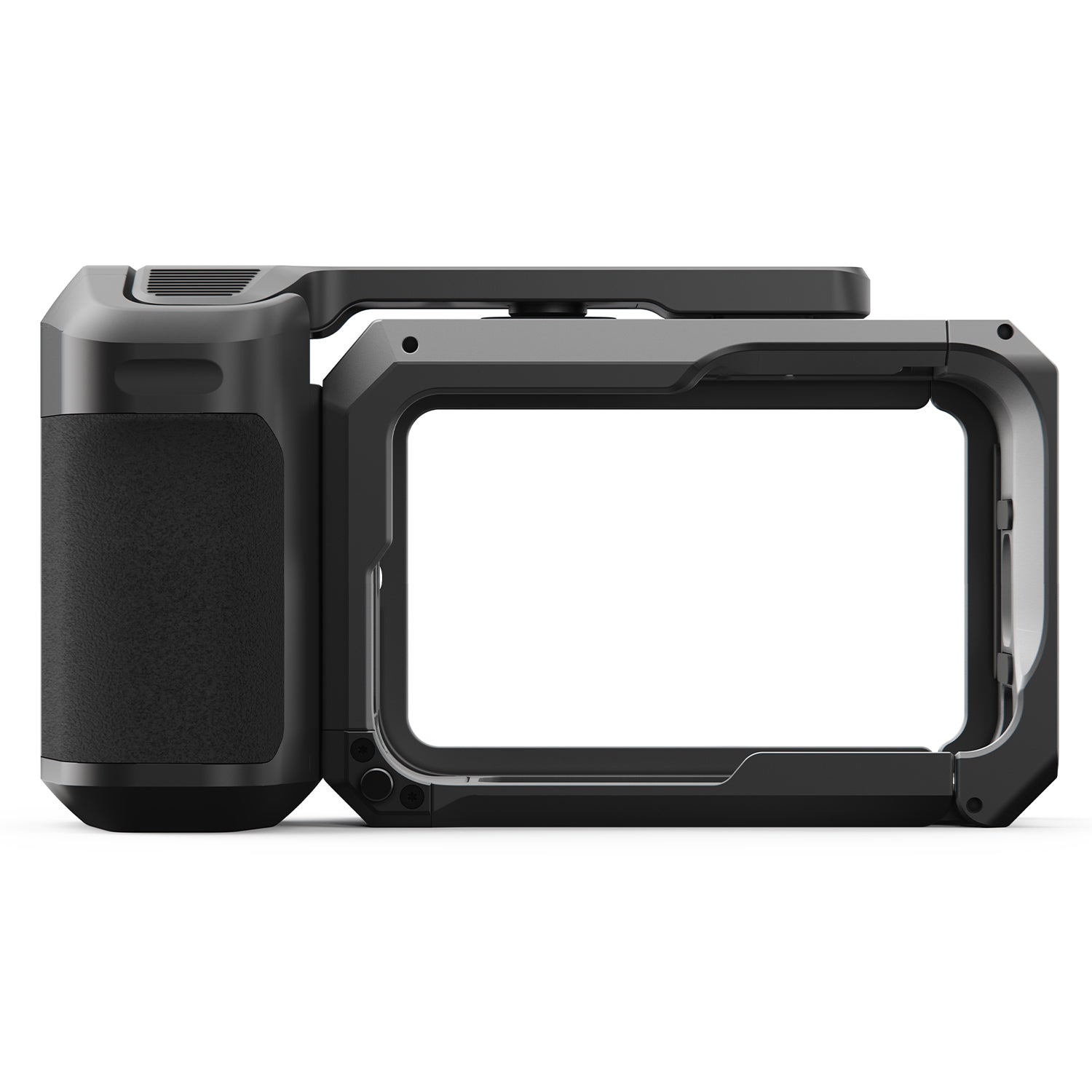 Mission 1 handheld filming grip frame for vlogging and content creation setups
