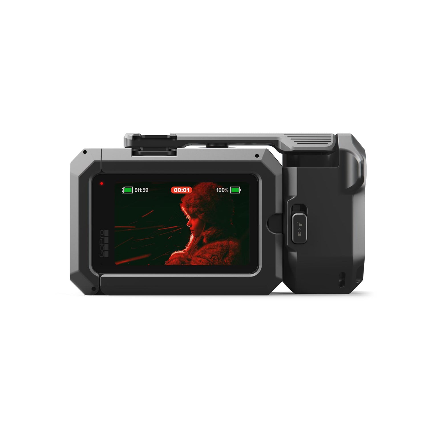 Mission 1 handheld filming grip frame for vlogging and content creation setups
