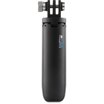 The GoPro Shorty is compact and can be used as a hand grip, then extended to become and selfie stick. Fold out its feet, and you have an adjustable tripod.