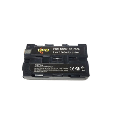 GPB NP-F550 Battery for Sony & Godox LED Lights
