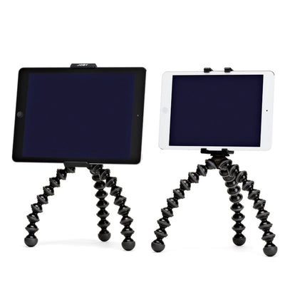 Premium locking mount for hands-free use of your tablet in portrait or landscape modes.