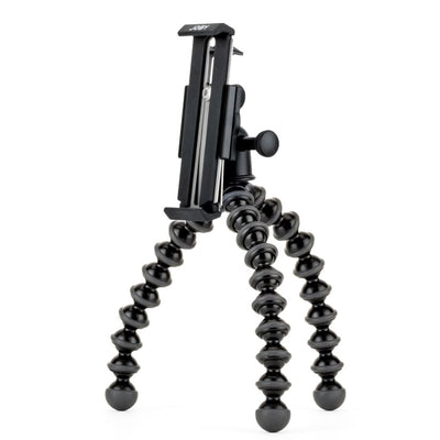 Premium locking mount for hands-free use of your tablet in portrait or landscape modes.