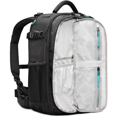 Kiboko 22L+ camera backpack, water-resistant shell.