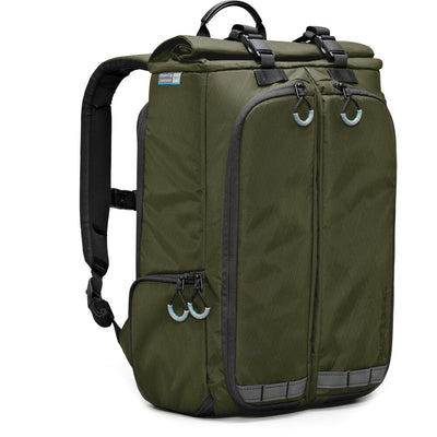 Forest Green Kiboko City Commuter 18L backpack angled view