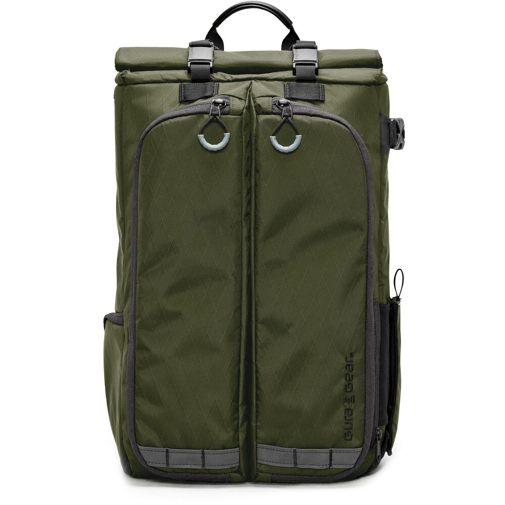 Forest Green Kiboko City Commuter 18L backpack front view