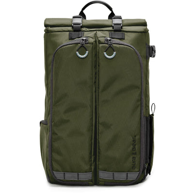 Forest Green Kiboko City Commuter 18L backpack front view
