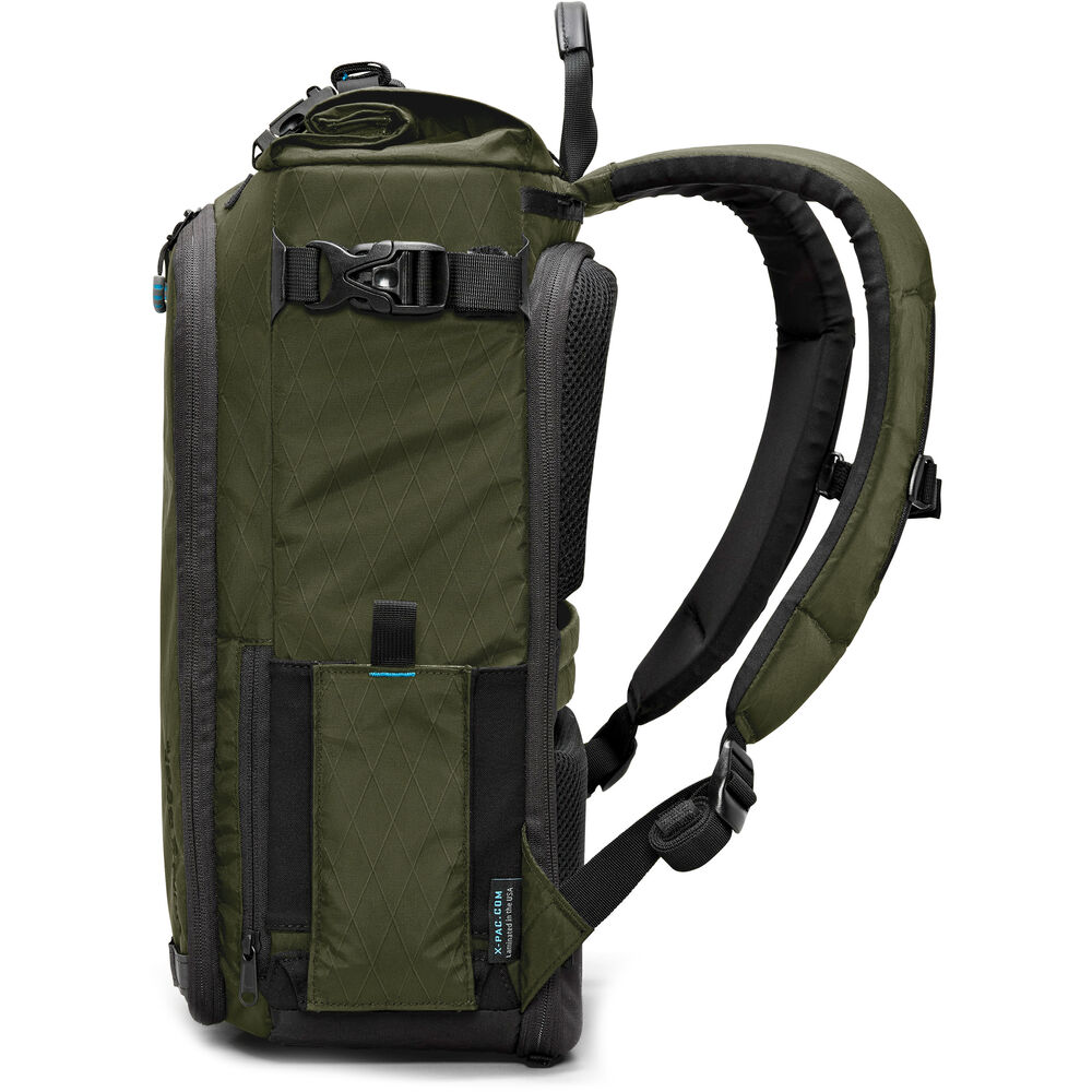 Forest Green Kiboko City Commuter 18L backpack side view