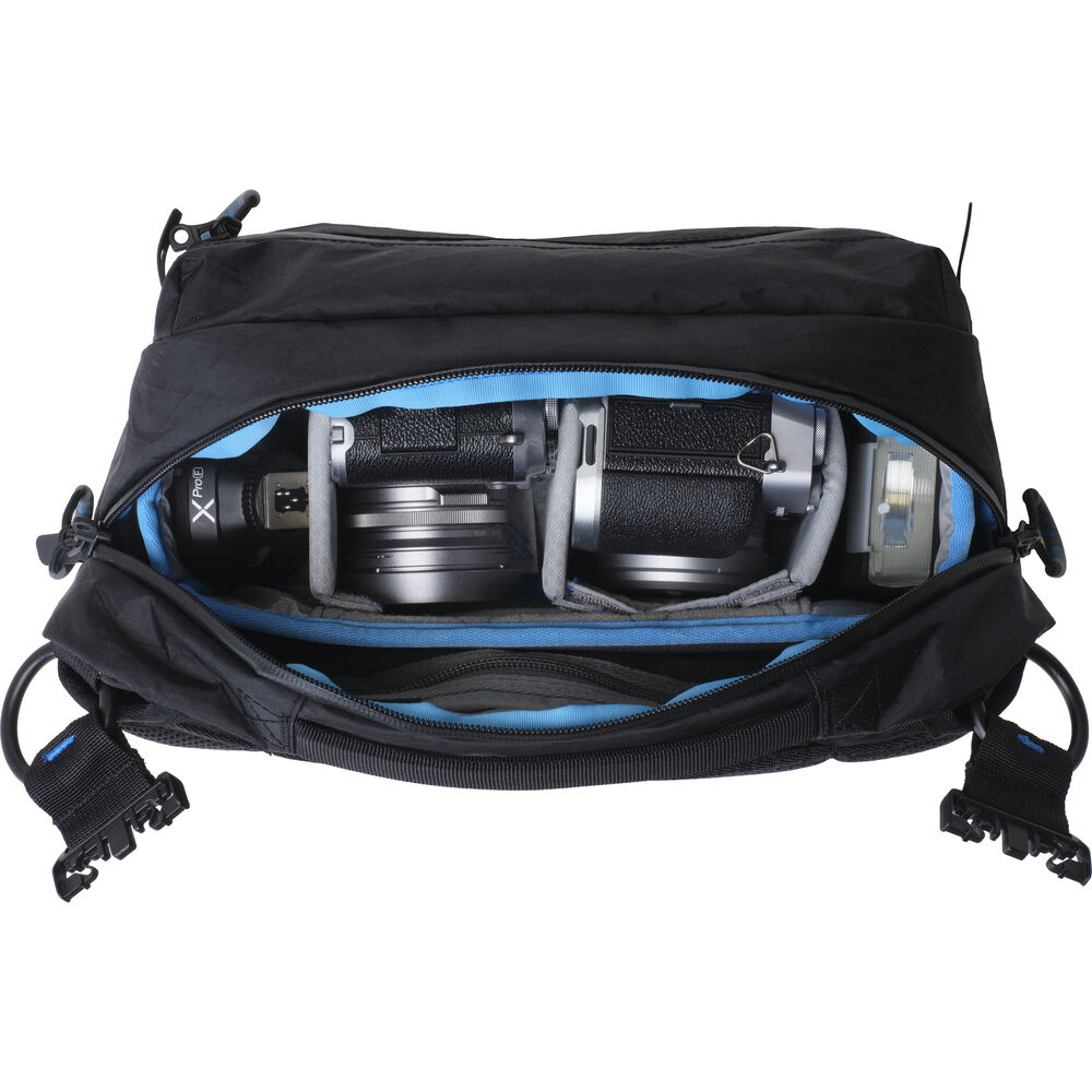 Kiboko City Sling 6L with photo insert open top view