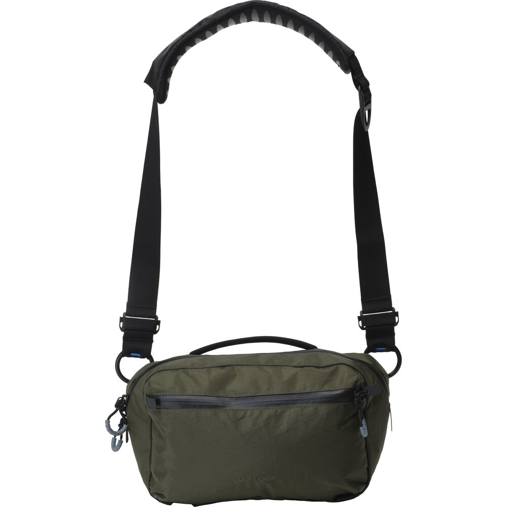 Gura Gear 6L green camera sling bag with sling