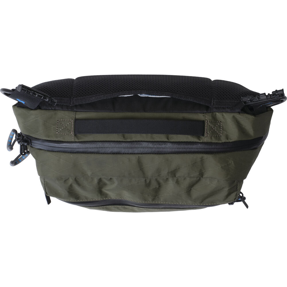 Gura Gear 6L green camera sling bag top view