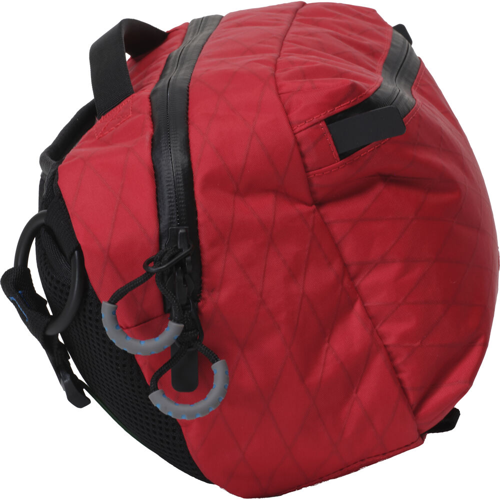 Red Kiboko City Sling 6L camera bag side view 