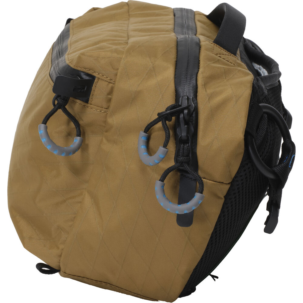 Kiboko City Sling 6L with photo insert  side view - Sahara