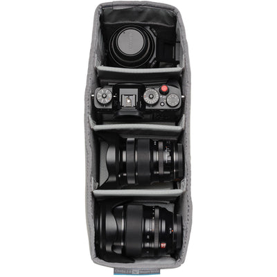 Chobe 2.0 camera bag setup with wide insert