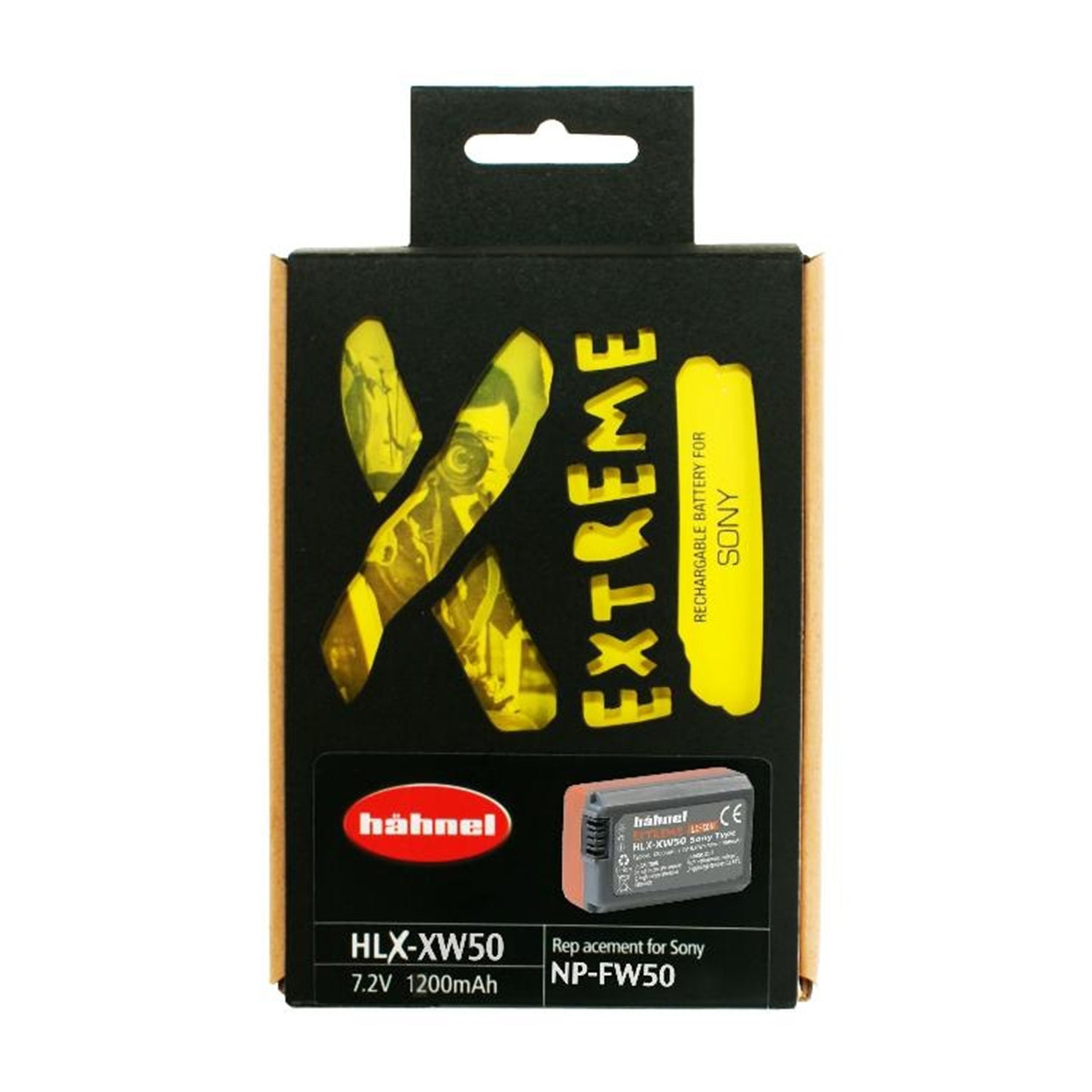 HLX-XW50 Extreme Battery 1200mAh for Sony NP-FW50 cameras
