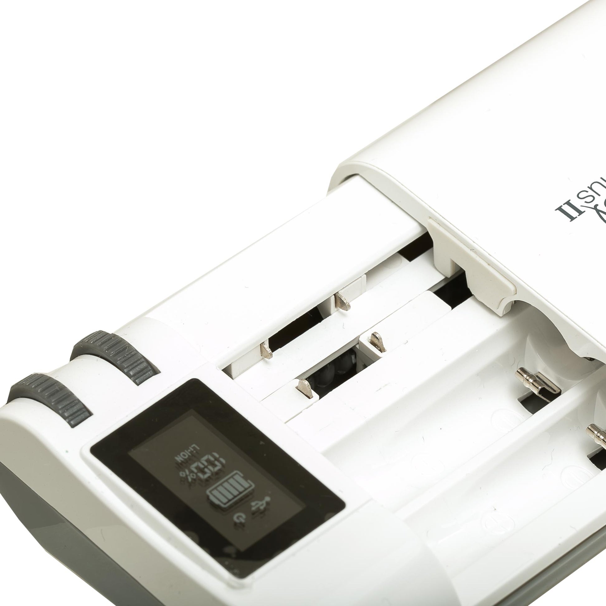 Hahnel Unipal Plus II adjustable universal battery charger with USB-A output
