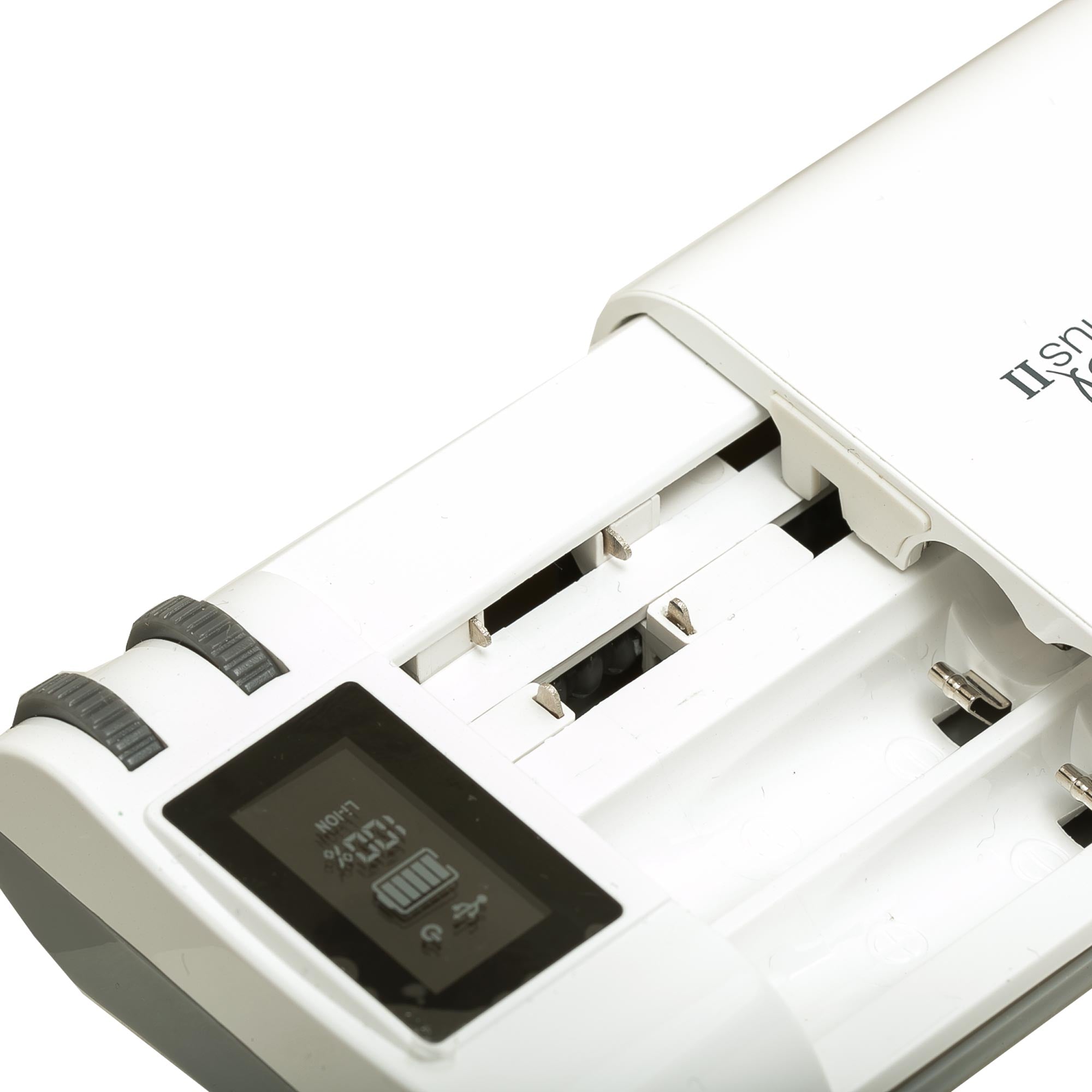 Hahnel Unipal Plus II adjustable universal battery charger with USB-A output
