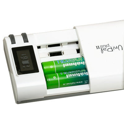 Hahnel Unipal Plus II adjustable universal battery charger with USB-A output

