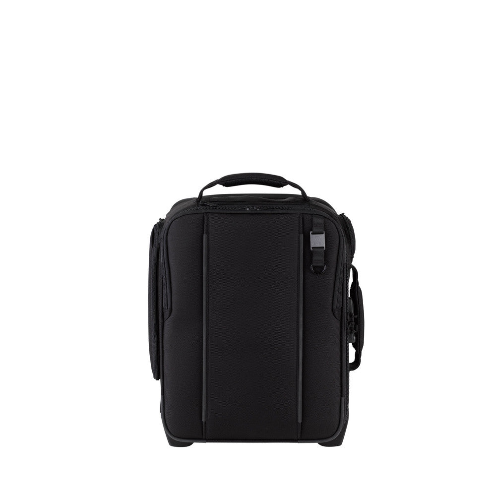 Tenba Roadie Roller 18 in black — professional carry-on camera case with padded dividers, wheels, and weather-resistant design.