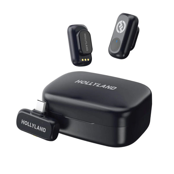 HOLLYLAND ワイヤレスイヤフォン ブラック Hollyland LARK A1 Wireless Mic | 200m Range & Noise Cancellation