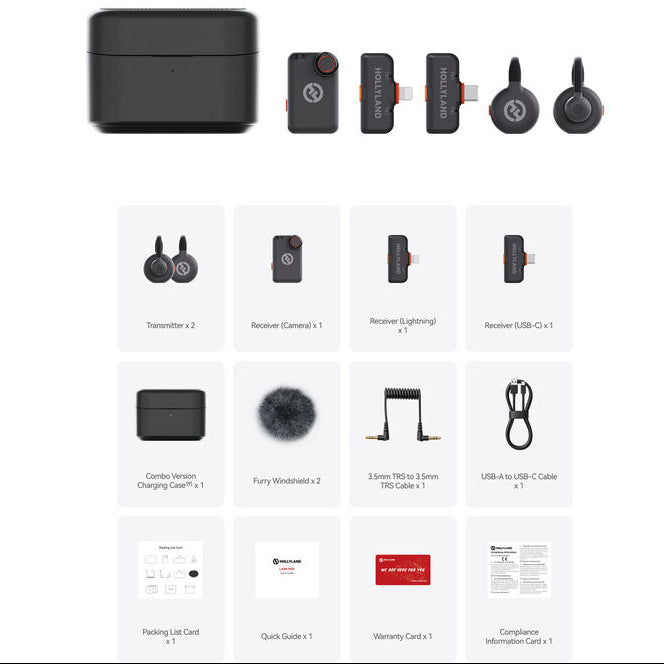 LARK M2S Ultimate Combo product listing with all included items on a white background