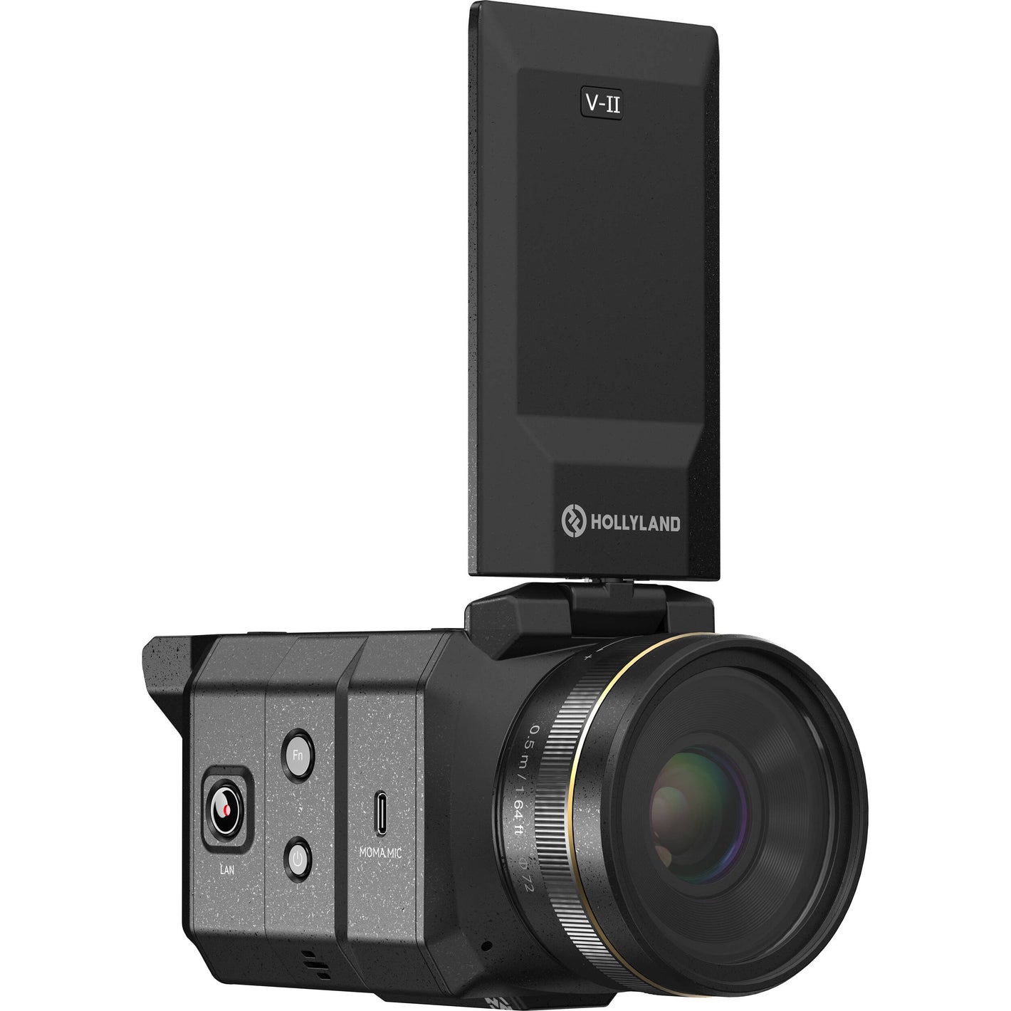 Hollyland VenusLiv V2 4K live streaming camera with rotatable screen
