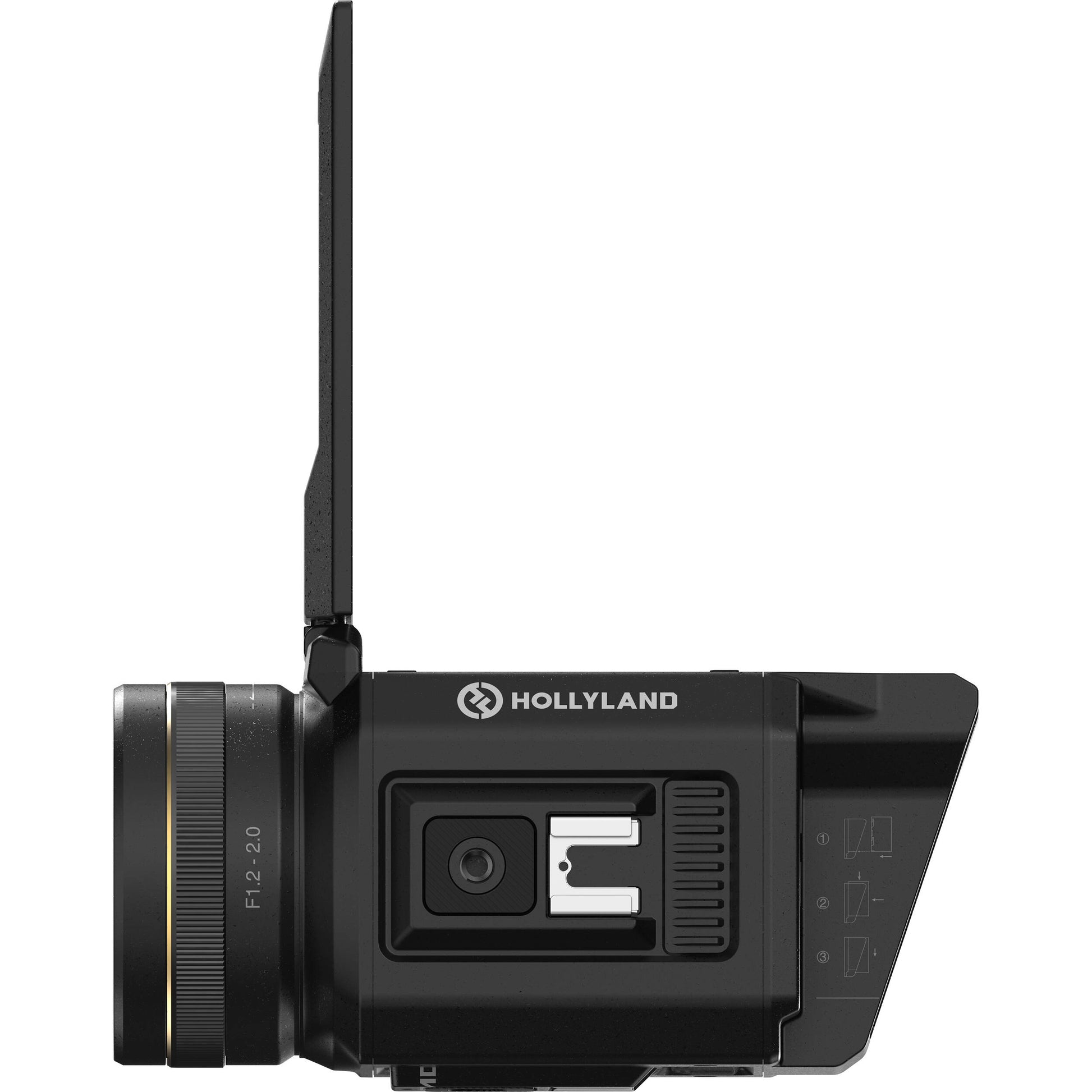 Hollyland VenusLiv V2 4K live streaming camera with rotatable screen
