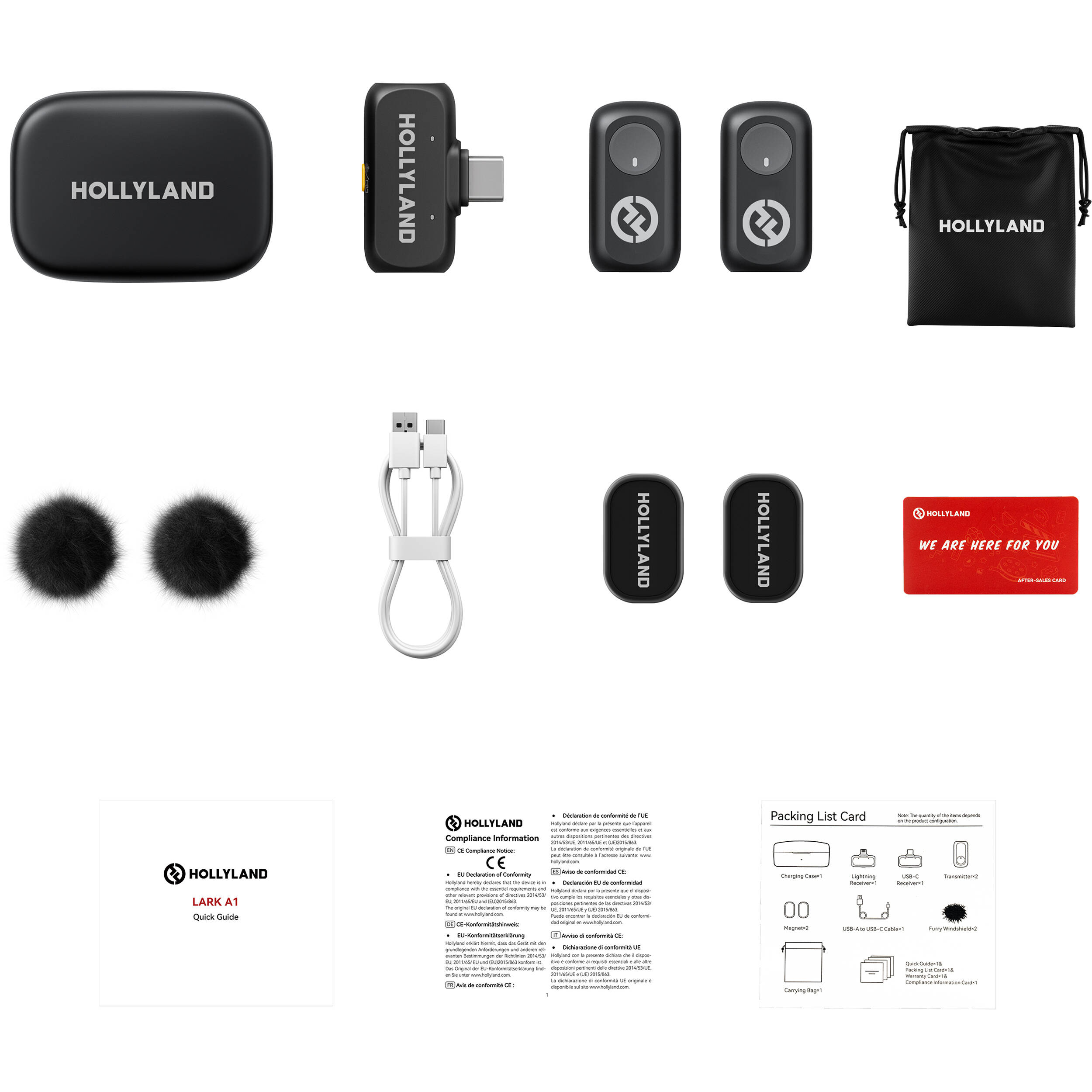 Hollyland LARK A1 Wireless Mic | 200m Range & Noise Cancellation