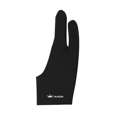 Huion Artist Glove – lightweight, breathable two-finger glove that reduces friction on tablet surfaces, improving drawing comfort and precision.