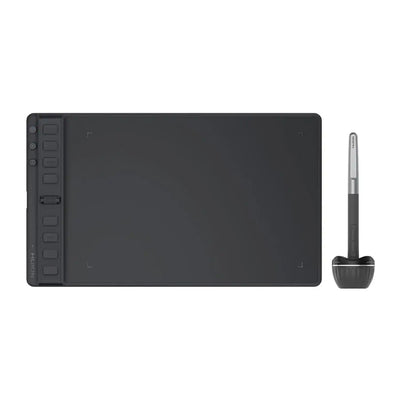 Huion Inspiroy 2 features a unique custom Scroller and 24 programmable shortcuts, streamlining your workflow on this advanced Huion drawing tablet.