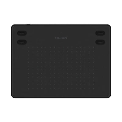 The Huion Inspiroy RTE 100 is an ultra-thin, portable pen tablet with 8192 pressure levels, rotation support, programmable keys, and multi-OS compatibility.