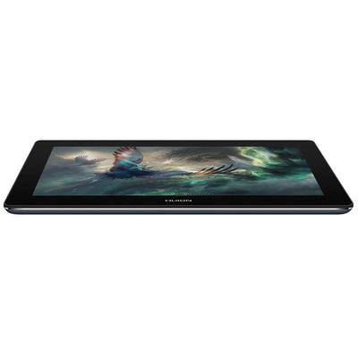 This 16-inch pen display tablet delivers 4K ultra HD resolution for professional artists on a display screen as they draw with Huion pen technology.