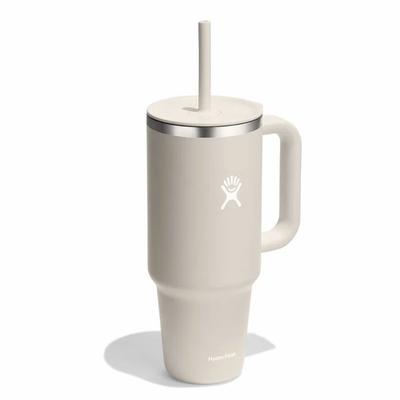 Keep drinks cold all day with the Hydro Flask 1183ml Travel Tumbler. Leak resistant, splash proof, and fits most cupholders for easy carrying.