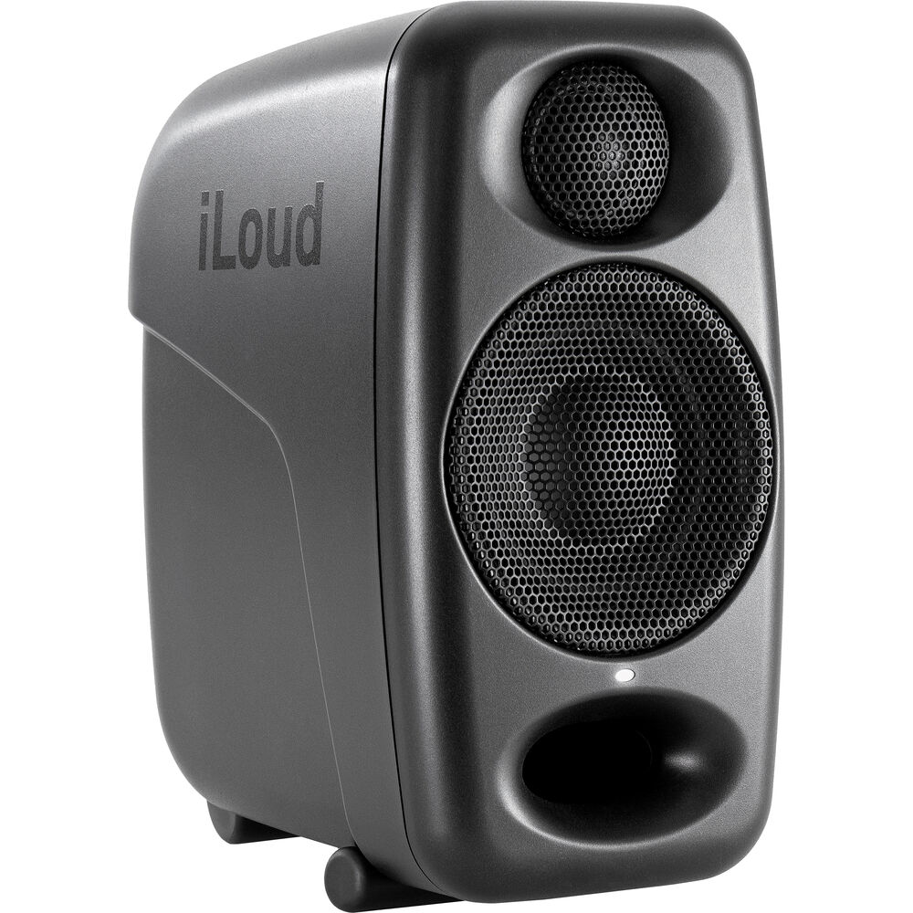 IK Multimedia iLoud Micro Monitor Pro single speaker angled front view