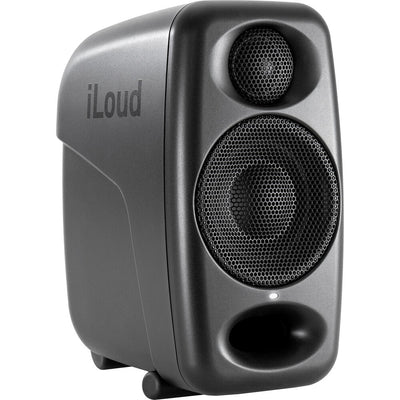 IK Multimedia iLoud Micro Monitor Pro single speaker angled front view