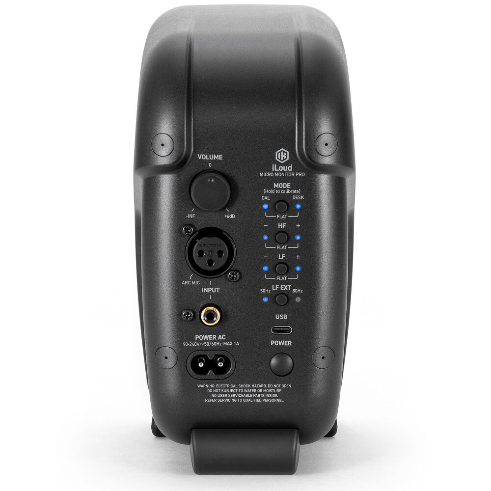 IK Multimedia iLoud Micro Monitor Pro single speaker back view