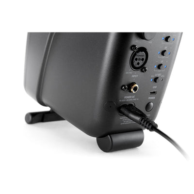 IK Multimedia iLoud Micro Monitor Pro single speaker close up view of lower back buttons