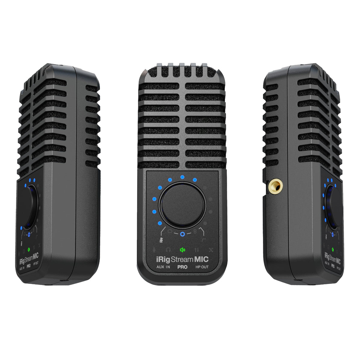 IK Multimedia iRig Stream Mic Pro streaming mic multiple views