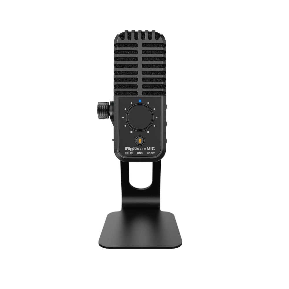 IK Multimedia iRig Stream Mic USB microphone front view