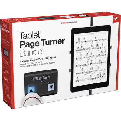 IK Multimedia Tablet Page Turner Bundle for musicians