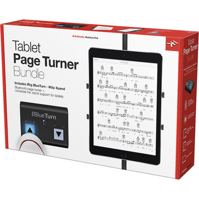 IK Multimedia Tablet Page Turner Bundle for musicians