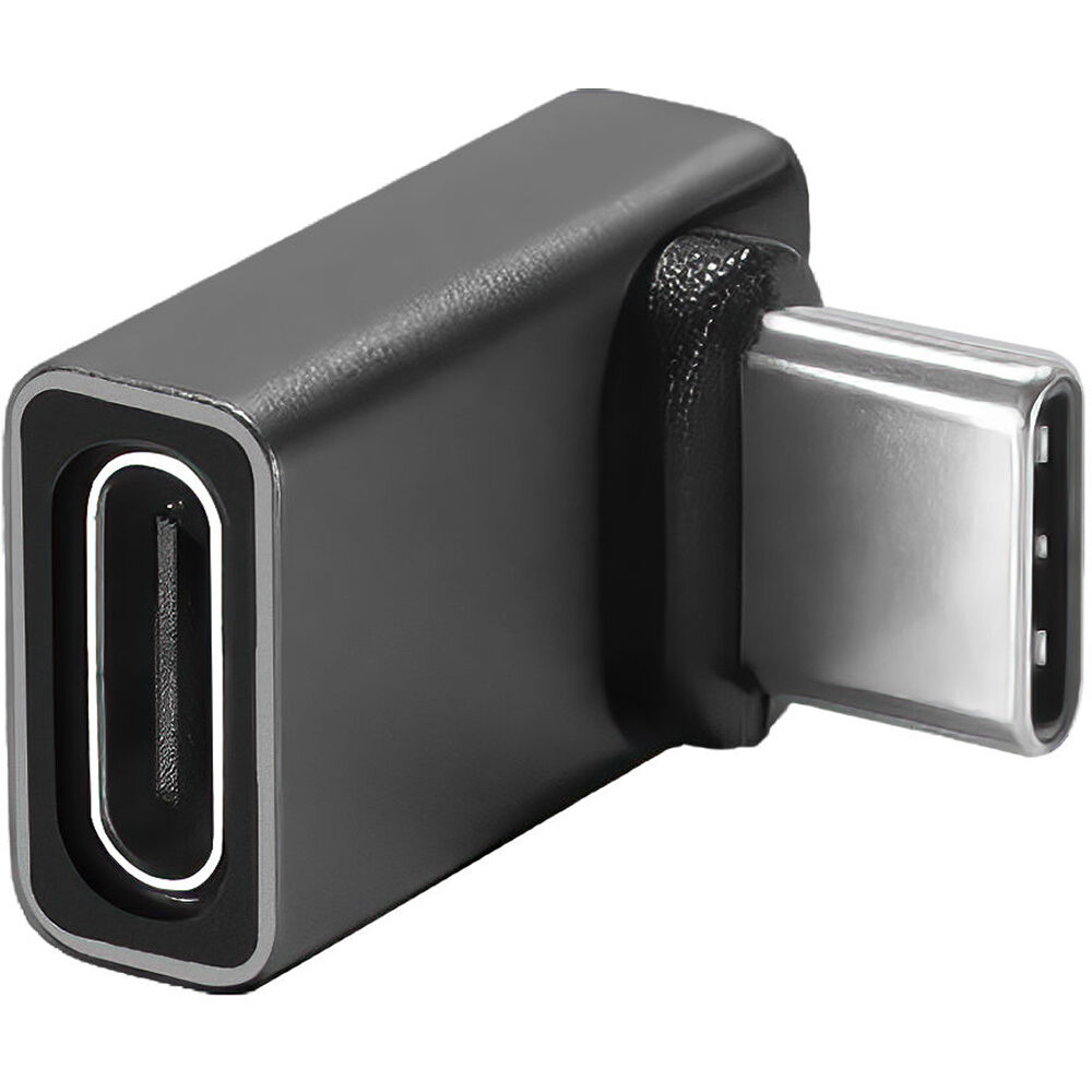USB-C right angle adaptor with 40Gbps USB 4.0 speed and compact design