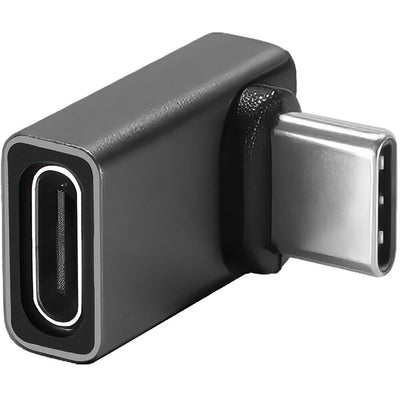 USB-C right angle adaptor with 40Gbps USB 4.0 speed and compact design
